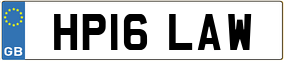 Truck License Plate